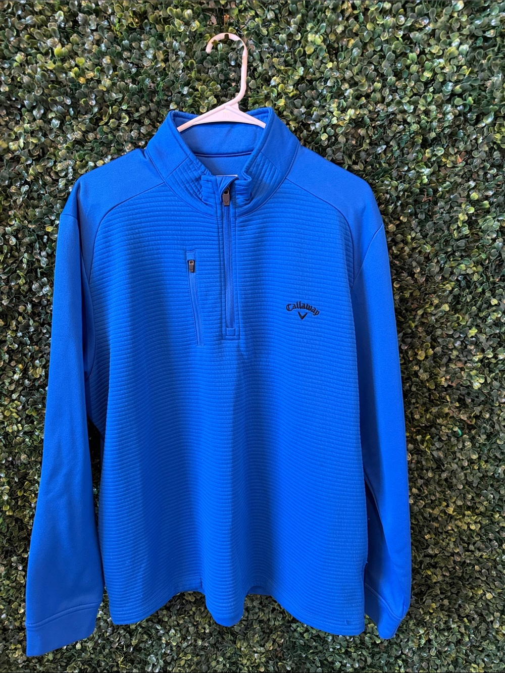 Callaway Men's Royal Blue Quarter-Zip sweater
